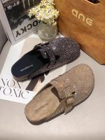 Medias zapatillas de imitación de diamantes Baotou de suela gruesa, ligeras y versátiles para mujer - details 3