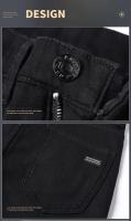 Jeans Clásicos de Denim Estretch Ajuste Regular Cómodo Ropa de Negocios Casual para Hombres en Otoño - details 12