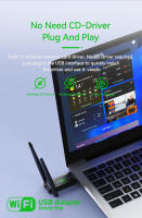 BLUEKAKA Adaptador de tarjeta de red USB 3,0 WIFI de doble banda 2,4G 5Ghz USB inalámbrico adaptador WiFi de 1200Mbps con antena para ordenador portátil de escritorio - details 5