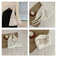 2025 Bolso de punto hueco para mujer, bolso tejido con dopamina, bolso de un solo hombro moderno y versátil, bolso de mano, Navidad - details 0