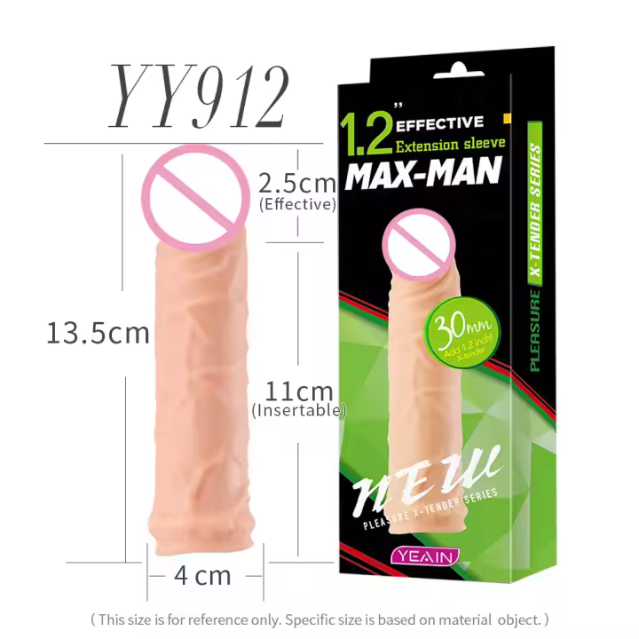 Juego extendido, juego de silicona hueca para pene masculino, marido y mujer comparten juego de dientes de lobo, productos sexuales para adultos - 1