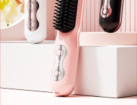 Peine Rectificador de Cabello de Doble Propósito con Iones Negativos Portátil, No Da Daño al Cabello, Multifuncional - details 17