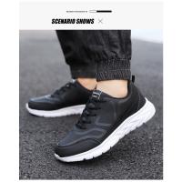Zapatillas de correr de marca para hombre, zapatos de tenis ligeros, zapatos deportivos de cuero Pu impermeables para exteriores, entrenadores masculinos, zapatos atléticos - details 9