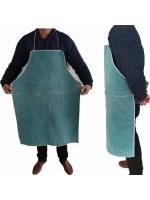 Delantales de soldadura, protección térmica, ropa de trabajo, cuero de vaca, aislamiento térmico, delantal protector - details 5