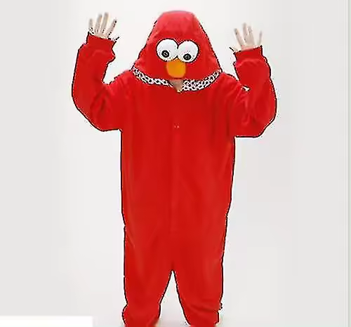 Disfraz de Elmo de galleta de Barrio Sésamo para adulto_l BSSM - 1