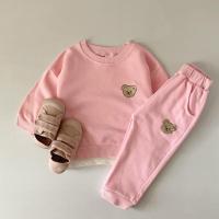 Conjunto De Ropa Para Bebé Niño Otoño Moda Conjunto Deportivo Con Sudadera De Oso Y Pantalones 2 Piezas Adecuado Para 1-3 Años Unisex - details 1