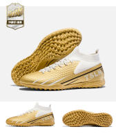 Zapatos de fútbol de marca para hombre, botas de fútbol de tobillo alto Unisex para exteriores, zapatillas cómodas de entrenamiento deportivo de fútbol sala FG/TF - details 37