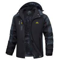 MAGCOMSEN Winter Men's Thicken Fleece Parkas Warm Waterproof Ski Snow Coat Windproof Multi-Pockets Jacket - details 21