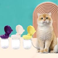 Botella de agua portátil para mascotas de 350ml, taza plegable reutilizable para beber para mascotas, a prueba de fugas con cordón, cuenco de alimentación para mascotas al aire libre - details 7