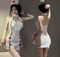 Sexo lencería enfermera uniforme seducción traje libre de pasión juego de rol - details 0