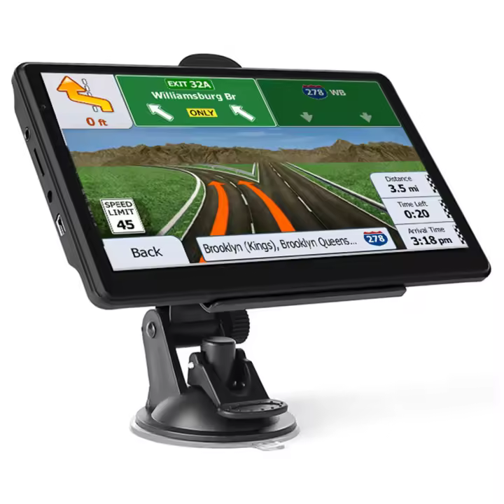 Navegador GPS para coche, dispositivo de Navegación para coche portátil de 7 pulgadas, HD, 8G - 1