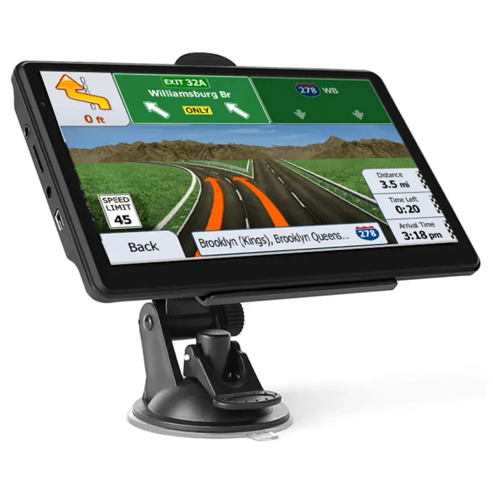 Navegador GPS para coche, dispositivo de Navegación para coche portátil de 7 pulgadas, HD, 8G - 1