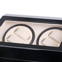 Estuche de exhibición de almacenamiento de bobinadora de reloj, rotación automática, caja organizadora de regalo, ligero, duradero, 4 + 6, nuevo - details 4