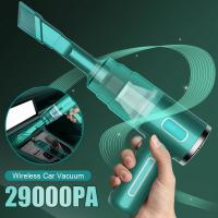Aspiradora inalámbrica para coche de 29000Pa aspiradora en seco y húmedo aspiradora automática de mano inalámbrica miniaspiradora de doble uso para el hogar y el coche - details 0