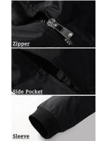 Chaqueta ligera para hombre, cazadora informal para exteriores, abrigos Bomber ajustados, ropa de trabajo de negocios, primavera y otoño - details 6