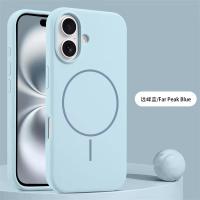 Nuevas fundas protectoras de silicona con carga inalámbrica magnética Magsafe para iPhone 16 15 14 Plus Apple 16 15 14 Pro Max - details 10