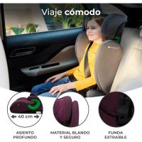 Silla coche Isofix, Silla coche para bebé y niños, Cinturón, Universal, Grupo 2/3, de 15 a 36 kg, Negro - details 20