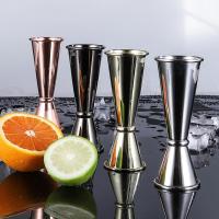 Jigger japonés de acero inoxidable con escala de medición en el interior, diseño Dual de bebidas Spirit, doble cóctel, 2oz - details 2
