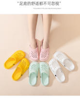 Zapatos de playa para hombre y mujer, calzado con agujeros, para jardín, novedad de verano, 2024 - details 12