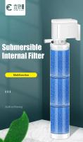 Filtro de esponja para acuario, filtro interno de purificación de agua, bomba de agua multifuncional para pecera, onda para hacer taburete, bomba de aire con ventosa - details 0
