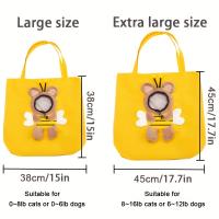 Bolsa de transporte para gatos y mascotas, mochila de viaje portátil de doble hombro para exteriores, conjunto de viaje - details 1