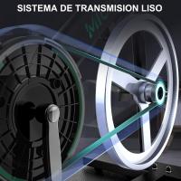 MX87 - Bicicleta estática magnética con volante de inercia de 26 libras, monitor digital con sensor de frecuencia cardíaca, soporte para iPad/teléfono para personas pesadas para uso doméstico - details 2