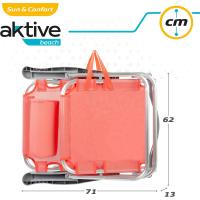 Set 2 Sillas Pleg Alu 5pos 60x47x83cmc/cojin-flamenco - details 5