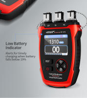 Noyafa NF-919 medidor de potencia 3 en 1 fuente de luz estable VFL REF localizador Visual de fallos herramienta de prueba de fibra óptica de luz roja - details 12