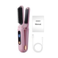Portátil Sin Cable Alisador de Cabello 3 Velocidades Ajustables Cepillo Eléctrico para Estilizar Rizos Desenredador para Belleza - details 28