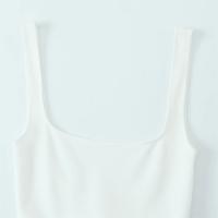 PB & ZA 2025, tops con tirantes simples y versátiles con dobladillo hinchado y temperamento ajustado, novedad de verano, ropa para mujer - details 10