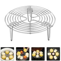 Estante para vaporizador de acero inoxidable, accesorio de alta resistencia, redondo, duradero, olla, olla a presión, Trivet, utensilios de cocina - details 0