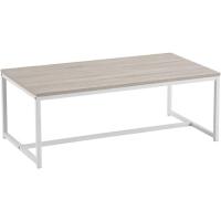 Mesa de Balcón Baja de Sofá Natural y Negro 100x36x50 CM Ideal para Salón, Comedor, Oficina - details 9