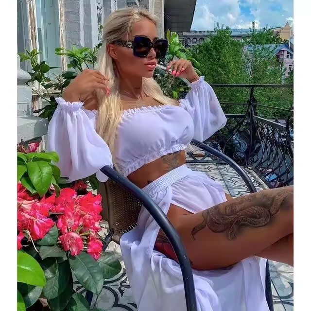 Bikini para mujer, traje de baño de dos piezas, ropa de playa, conjuntos de 2 uds., 2021 - 1