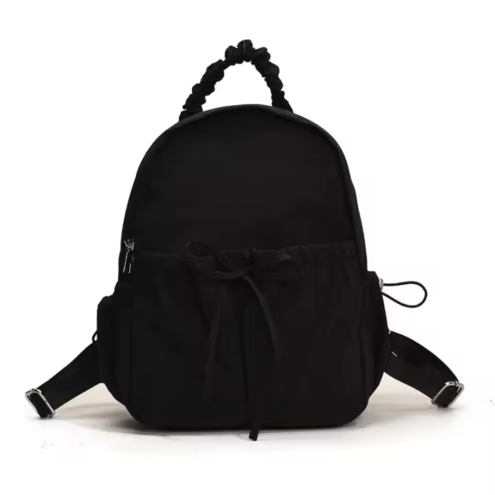 Moda Bolso De Hombro De Las Mujeres Volantes Nylon Casual Pequeña Mochila De Moda Mochilas Multifuncionales Mochilas - 1