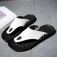 Zapatillas de verano para hombre Chanclas para hombre Zapatillas de playa Sandalias marrones Zapatos cómodos Zapatos de baño antideslizantes Zapatos de hombre - details 4