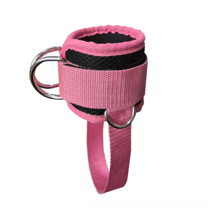 Hebilla de tobillo para dar forma a las nalgas, con correas para los pies, correa ajustable para el tobillo, puños para las piernas, acolchado, cómodo entrenador de fuerza de piernas - 1