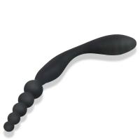 Leten Doble Penetración Dildo Inserción Anal y Vaginal para Adultos Juguete de Placer Sensual para Pareja - details 4