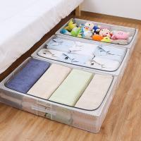Organizador de ropa caja de almacenamiento artículos para el hogar caja de juguetes caja de almacenamiento de fondo de cama plegable transparente - details 2