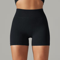 Hamidou-pantalones cortos deportivos para mujer, mallas transpirables de cintura alta para Yoga, correr, ciclismo, entrenamiento, gimnasio, Verano - details 11