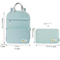 Mochila plegable Oxford de moda, mochila de senderismo con múltiples bolsillos de Color sólido, bolso escolar de viaje expandible de gran capacidad para estudiantes - details 0