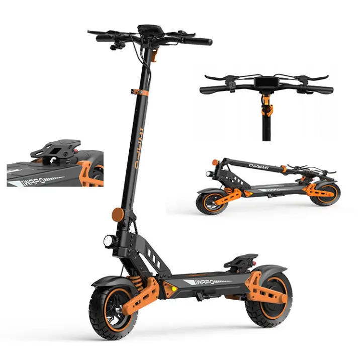 Patinetes Eléctricos para Adultos iwafo is2 max, Motor de 2000W, Batería de 54V 20Ah, Neumático de Vacío de 10 Pulgadas, Velocidad Máxima de 50km/h, Alcance de 80km, Frenos de Disco Delanteros y Traseros - 1
