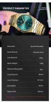 Reloj de Cuarzo MAYZHISU para Hombres Acero Inoxidable, Resistente al Agua, Calendario Doble, Estilo de Ocio y Negocios - details 4