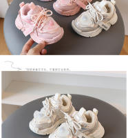 Otoño e invierno nuevas zapatillas cálidas con superficie de cuero para niñas tranquilidad para niñas suela suave antideslizante zapatos para papá para niños corriendo - details 7