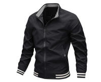 Primavera otoño chaquetas ligeras moda hombre cuello alto rompevientos trabajo ts ropa deportiva para hombres chaqueta Bomber ropa - details 3