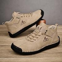 Zapatos Casuales de Cuero Hechos a Mano para Hombre 2024 Zapatillas Deportivas Transpirables para Exteriores - details 10