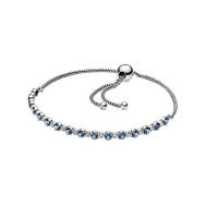New 925 sterling silver bracelet with adjustable diamonds and three optional women's Moto luxury jewelry accessories - details 3