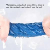 Toalla de muñeca de absorción de sudor, secado rápido, toalla de natación, enfriamiento en ayuno, correr, senderismo - details 4