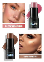 MLSMILE 3 barras de contorno en crema, tonos con resaltador, bronceador y rubor, lápiz de contorno facial de larga duración no graso, fácil de esculpir el rostro y crear un maquillaje de acabado ligero, LIGERO-MEDIO - details 8