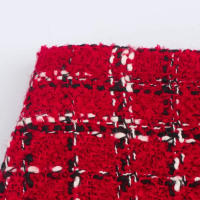 TRAFZA-Conjunto de 2 piezas para mujer, chaqueta con textura roja, solapa de bolsillo de botonadura única, abrigo y culotte con cremallera lateral de cintura alta - details 19