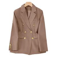 Chaqueta de negocios para mujer, chaqueta de traje, Tops simples de oficina para mujer - details 5